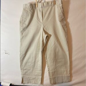Karen Scott Capri or Cropped Pants NWOT